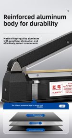 YGPACK FR-200B Manual Impulse Sealer - Image 5
