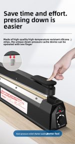 YGPACK FR-200B Manual Impulse Sealer - Image 4