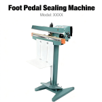 YGPACK 650X2 Aluminum Frame Foot Pedal Sealing Machine - Image 2