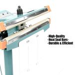 YGPACK 650X2 Aluminum Frame Foot Pedal Sealing Machine - Image 4