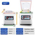 YGPACK DZQ-260 Single Chamber Vacuum Sealer - Image 5